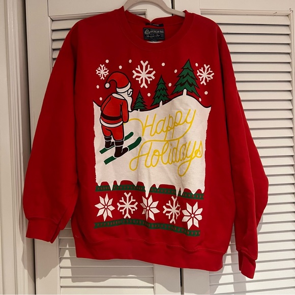 American Rag Happy holidays Christmas sweater - Picture 1 of 5